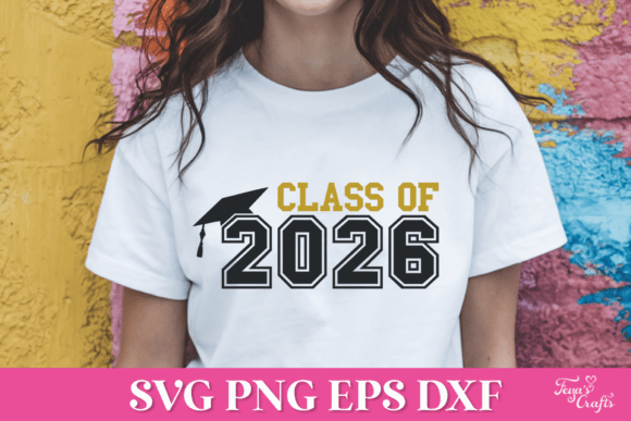Class of 2026 SVG Cut File: Graphics for Crafts & Branding