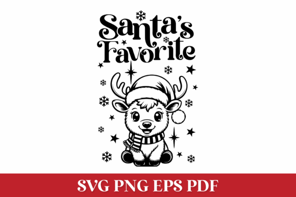 Santa’s Favorite Quote & Baby Reindeer: Crafts Graphics for Local Branding