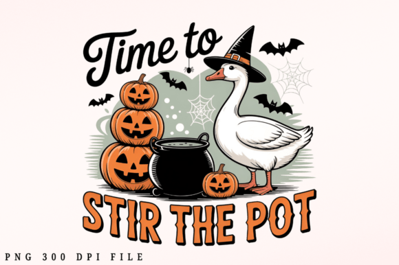 Time to Stir the Pot PNG Design for Crafts & Graphics