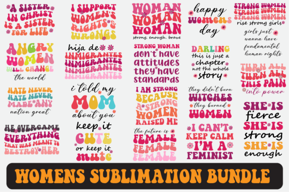 Women’s SVG Sublimation Design Bundle: Graphics for Crafts-Driven Branding